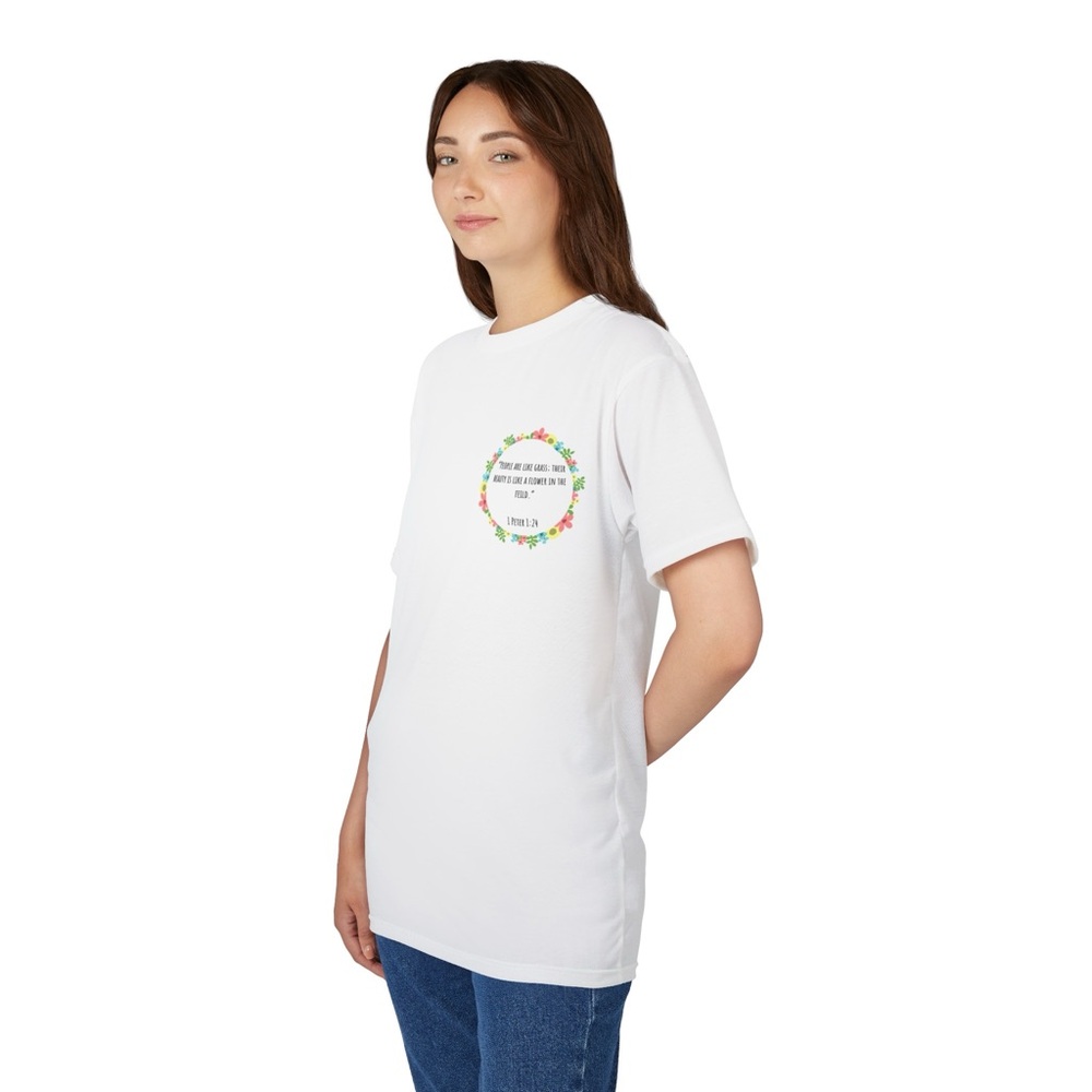 Floral Graphic White Tee